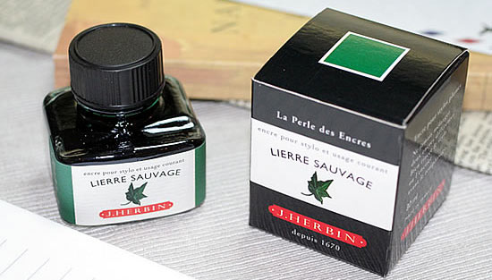J Herbin Fountain Pen and Dip Pen Ink Bottled 30ml — The Leather