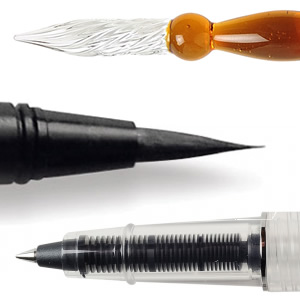 Pens, Brushes & Calames